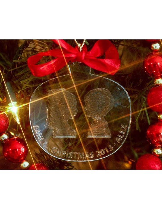 Custom Silhouette Ornaments