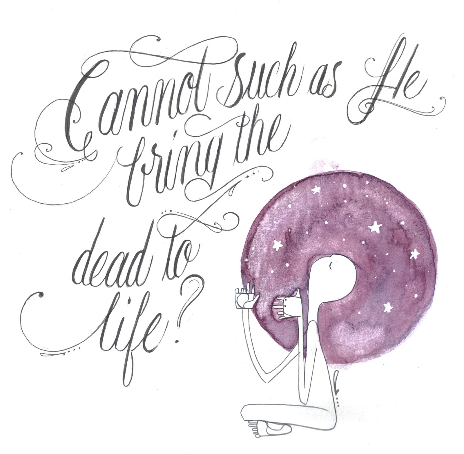 Blue Ink Drawing Of Allah S Arabic Name Final Piece Zaufishan