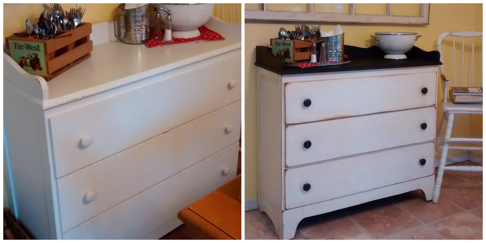 This Patchwork Life Making an Old Dresser Look . . . Older