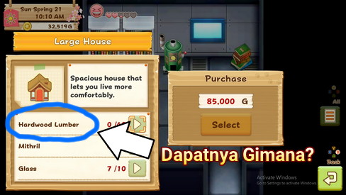 Harvest moon game Harvest moon game