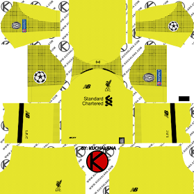Liverpool FC 2018/19 UCL Kit - Dream League Soccer Kits