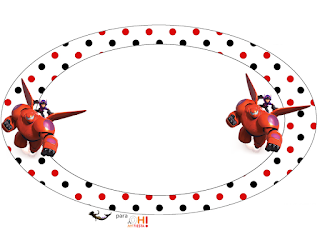 Big Hero 6: Etiquetas Candy Bar para Imprimir Gratis. Toppers o etiquetas de Big Hero 6 para imprimir gratis.