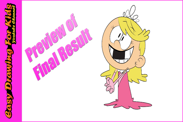 How to Draw Lola Loud from The Loud House  Drawing Course for Beginners