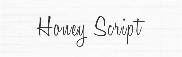 Honey Script Font