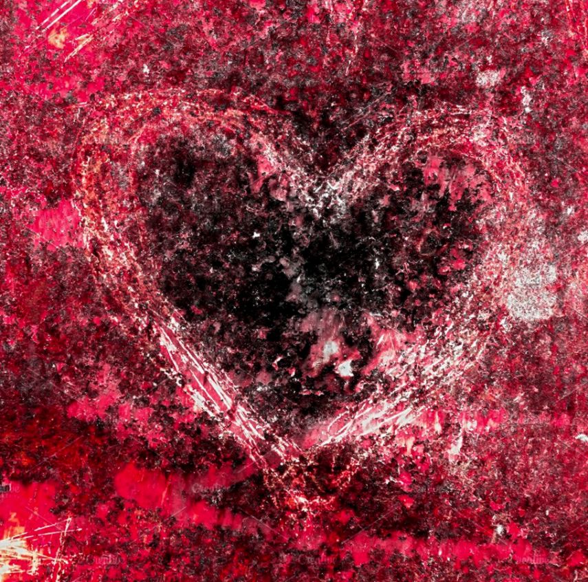 Grunge heart Abstract Photos Creative Market