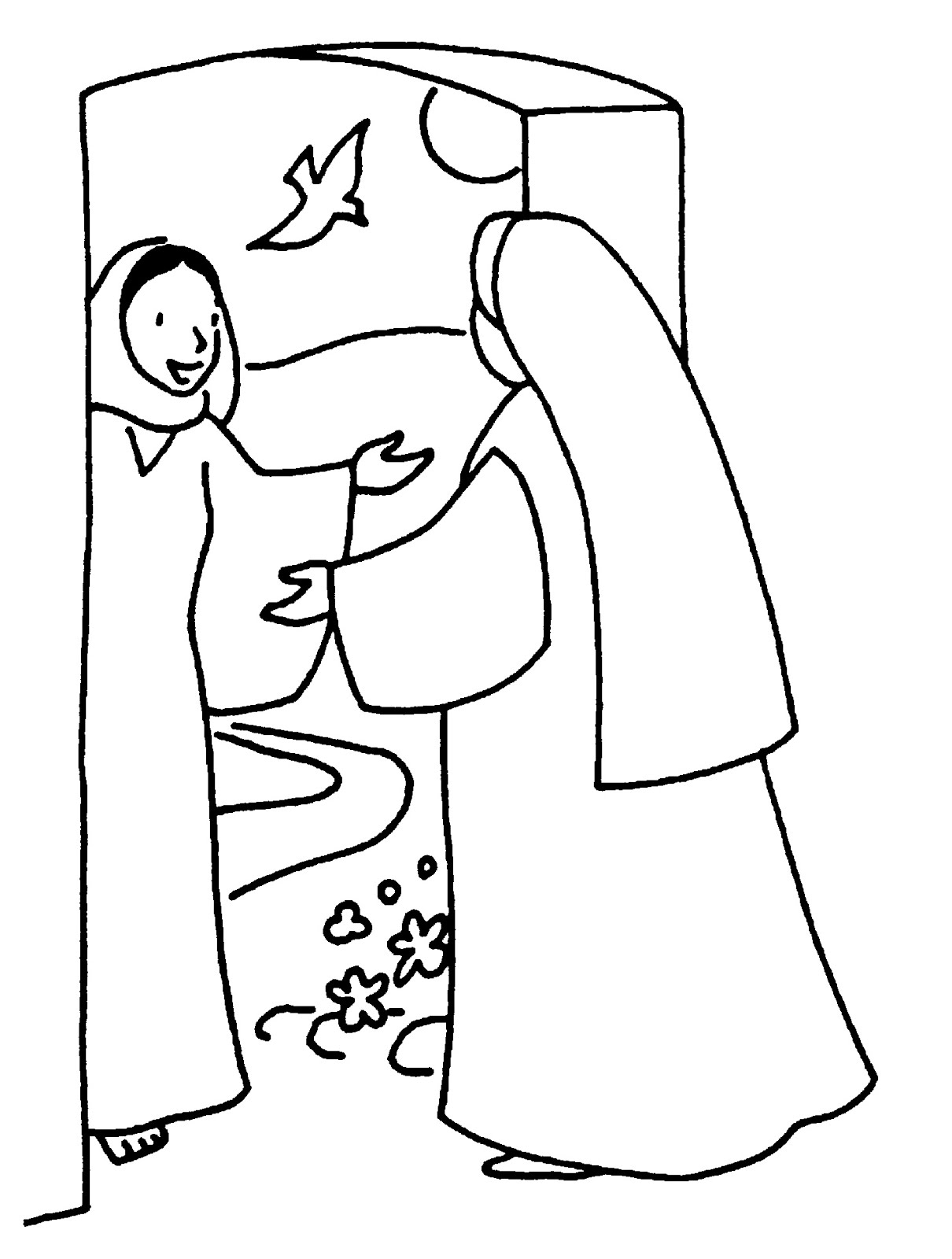 Caté, BD, diaporamas: La Visitation (Marie et Elizabeth)