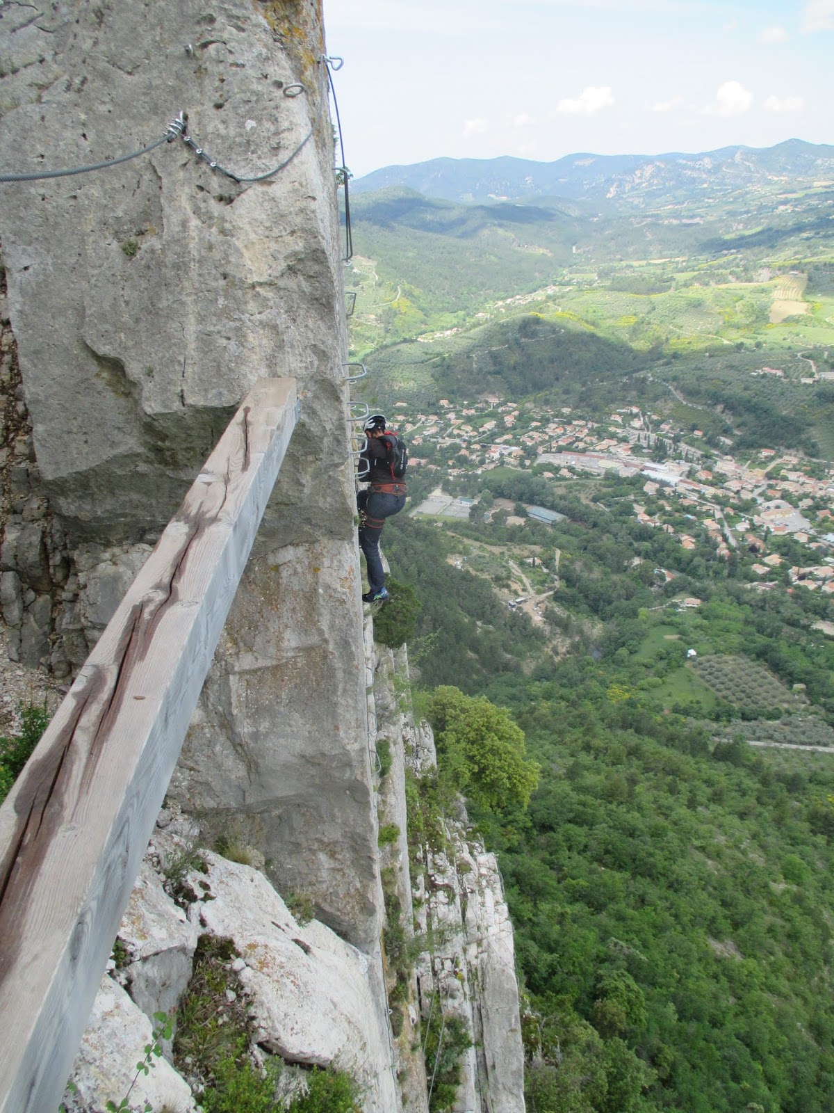 Via Ferrata de Buis les Baronnies bleu + noir