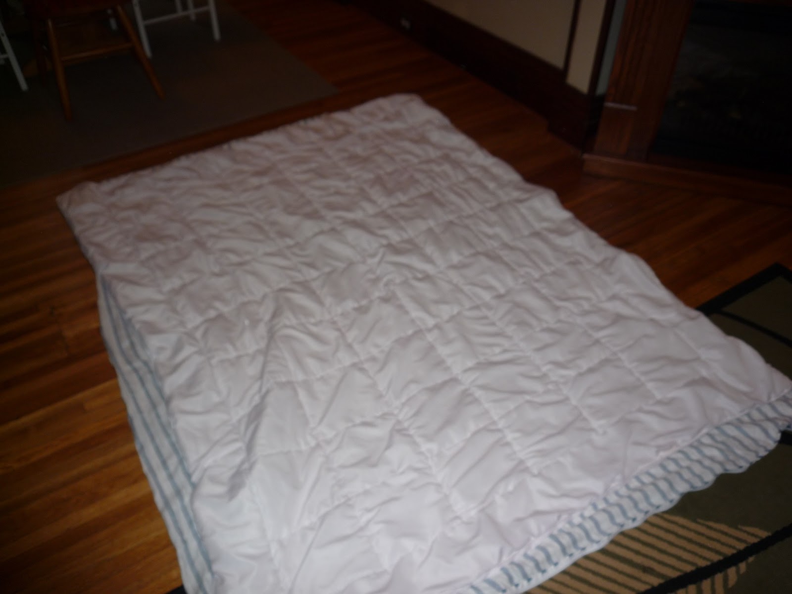 Full Time Frugal No cuss duvet cover method