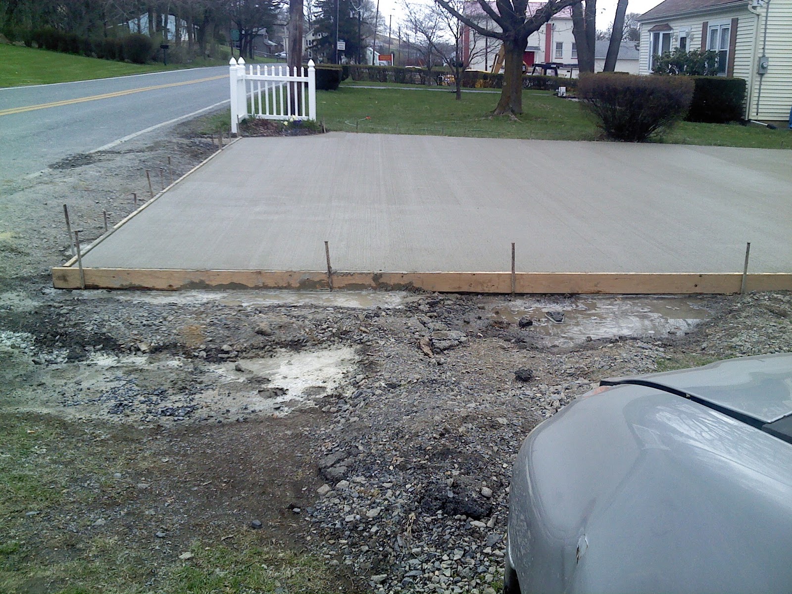 Concrete Laboring + Demolition. Driveway and garage pad