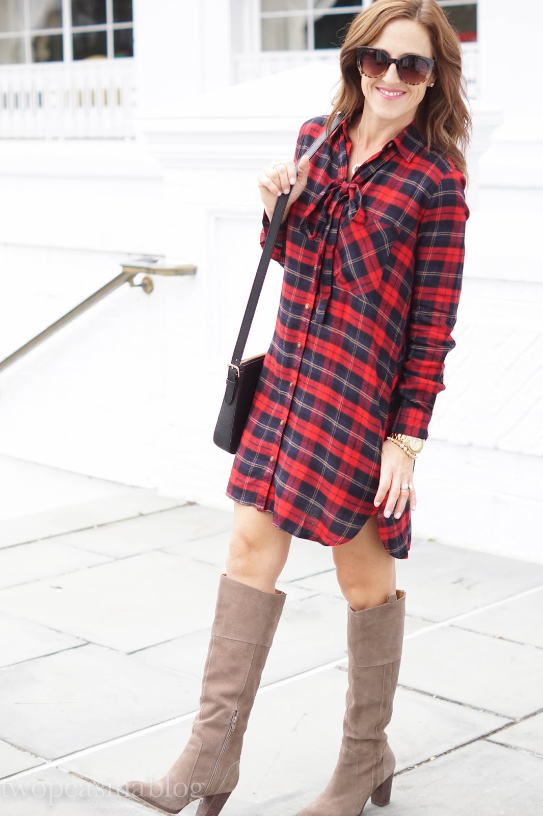 Two Peas in a Blog: Plaid Shirtdress