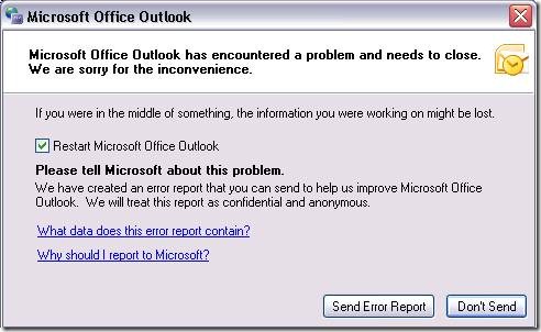 microsoft outlook crashes when opening text messages microsoft outlook crashes when opening text messages