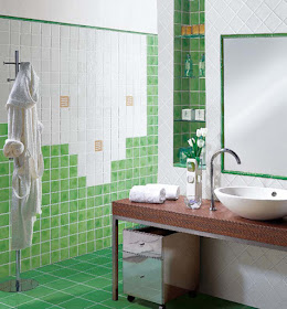 Diseños de Baños: Diseño de Baños de color Verde - Varias Ideas