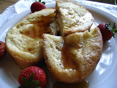 Baked Strawberry Ricotta French Toast