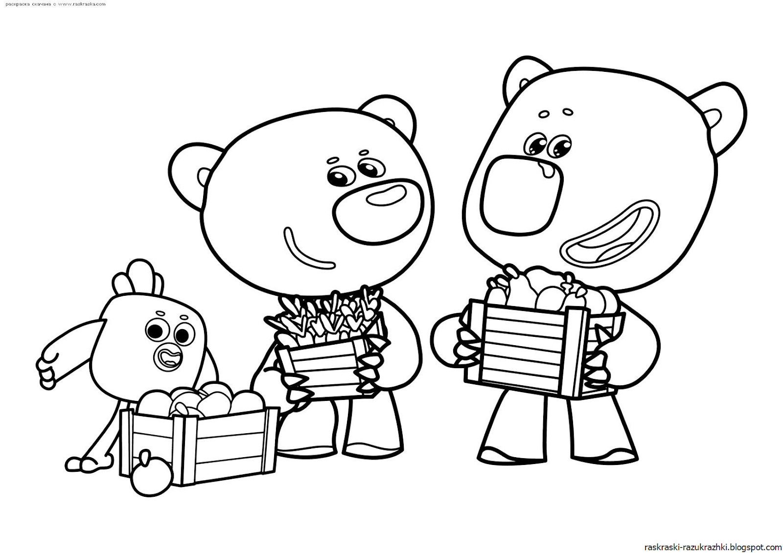 Раскраски Для Детей Мимимишки