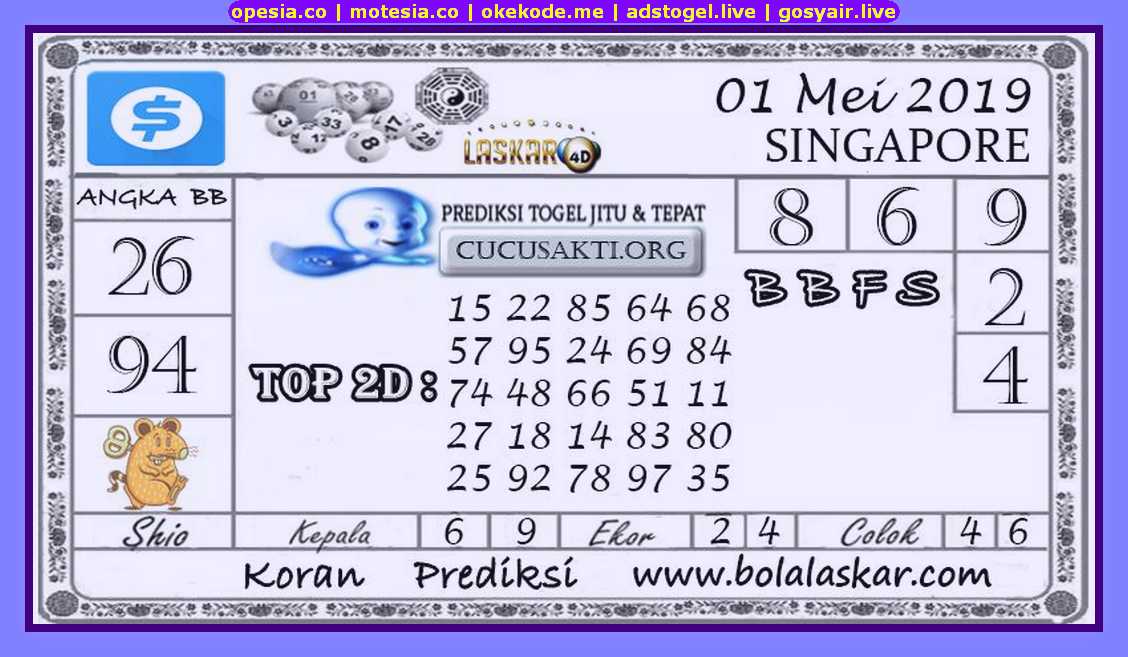 Kode Syair Sgp Hari Rabu 1 Mei 2019 Okekode Kode Syair Sgp Hari Rabu 1 Mei 2019 Okekode