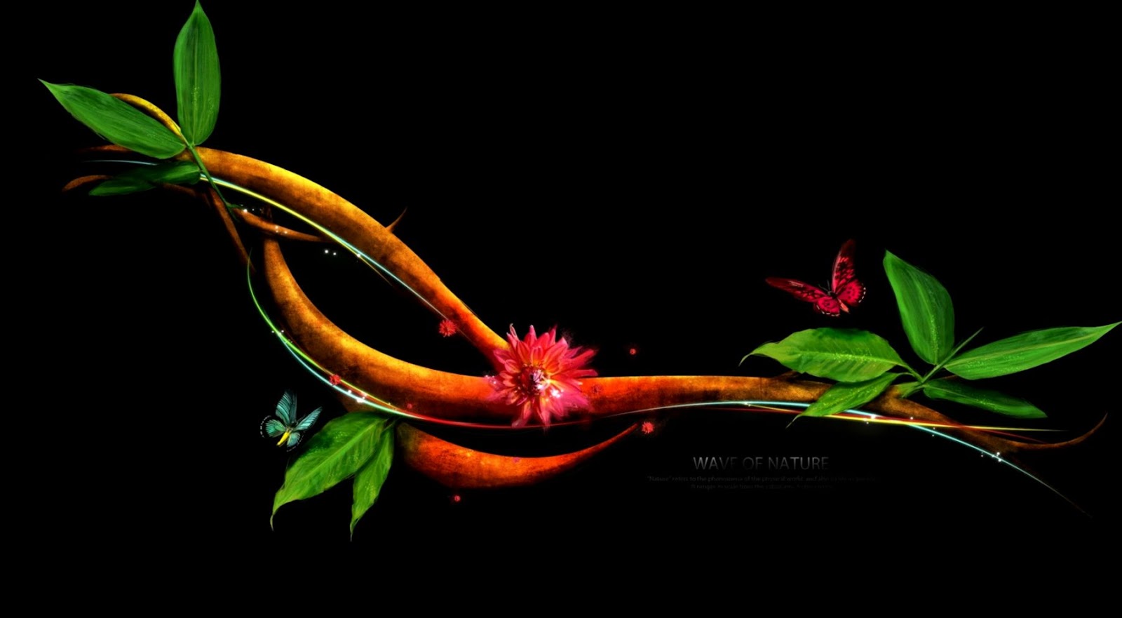 Beautiful Dark Abstract