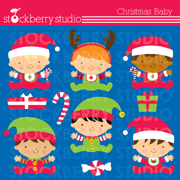 christmas baby clipart - photo #19