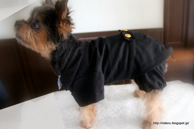 犬の服の型紙 Nideru タキシードとウエディングドレス コスチューム の 型紙 首24 27cm 腹約40cm 丈後ろ29cm前15cm 結婚式