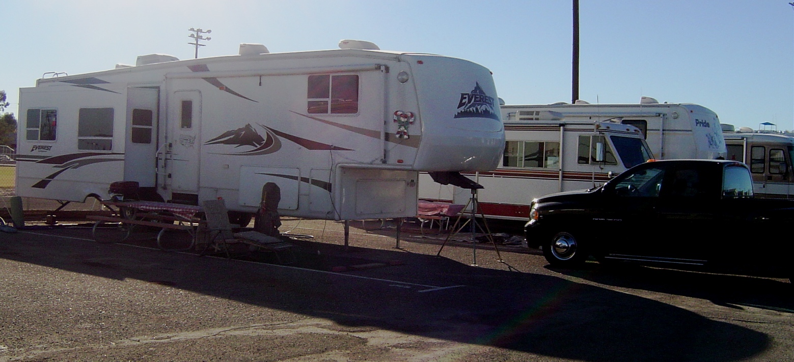 Stories about our RV parking places Naval Air Facility El Centro, CA