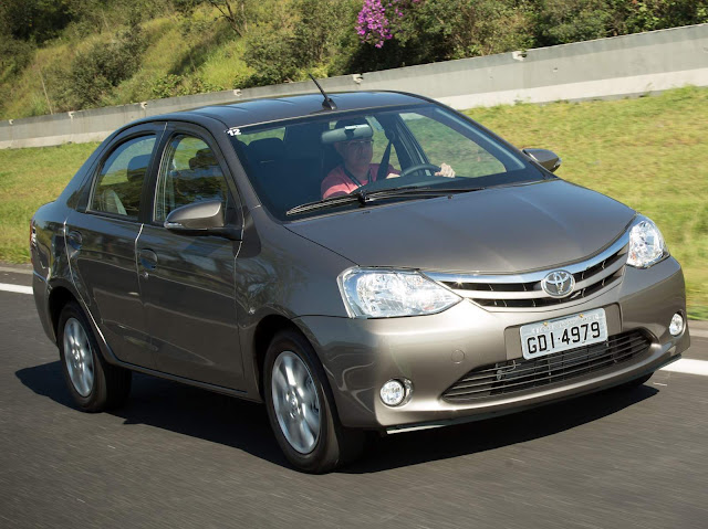 Toyota: quarta marca mais vendida do Brasil em julho de 2016