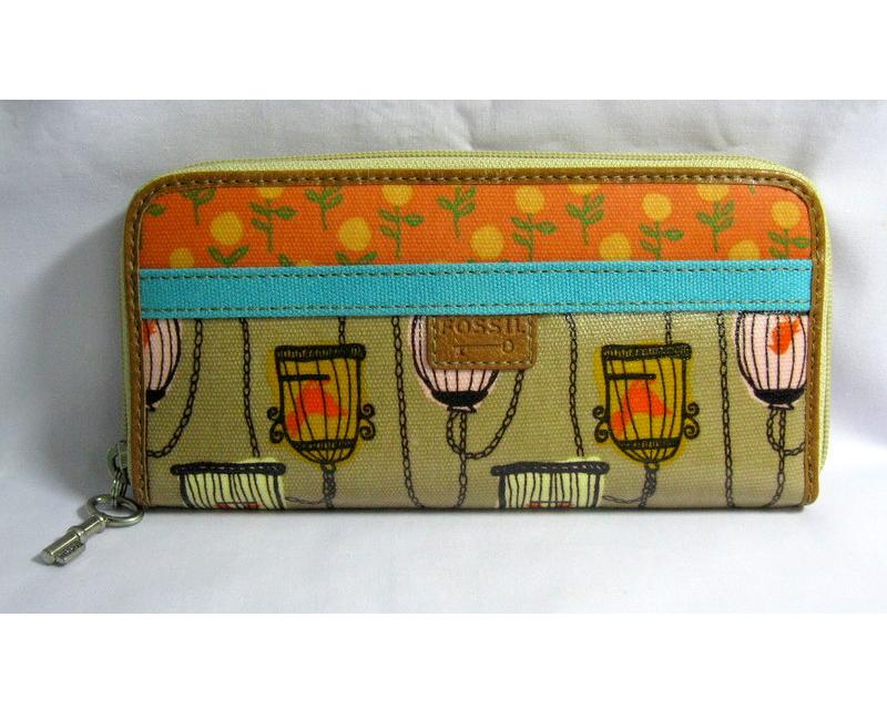 READY STOCK Fossil Key Per Zip Clutch Wallet Aksara