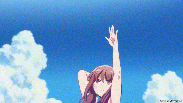 Joeschmo's Gears and Grounds: Omake Gif Anime - Harukana Receive - Episode  2 - Ayasa Slaps Haruka's Butt