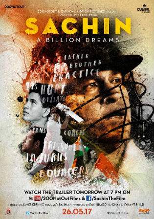 Sachin A Billion Dreams 2017 HDRip 400MB Hindi Movie 480p