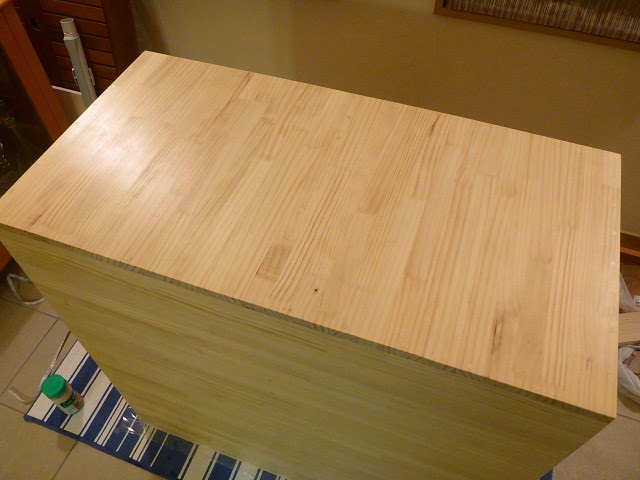 評判 テーブル カウンター✳天板ヒノキの集成材 幅140 ウォルナット ...