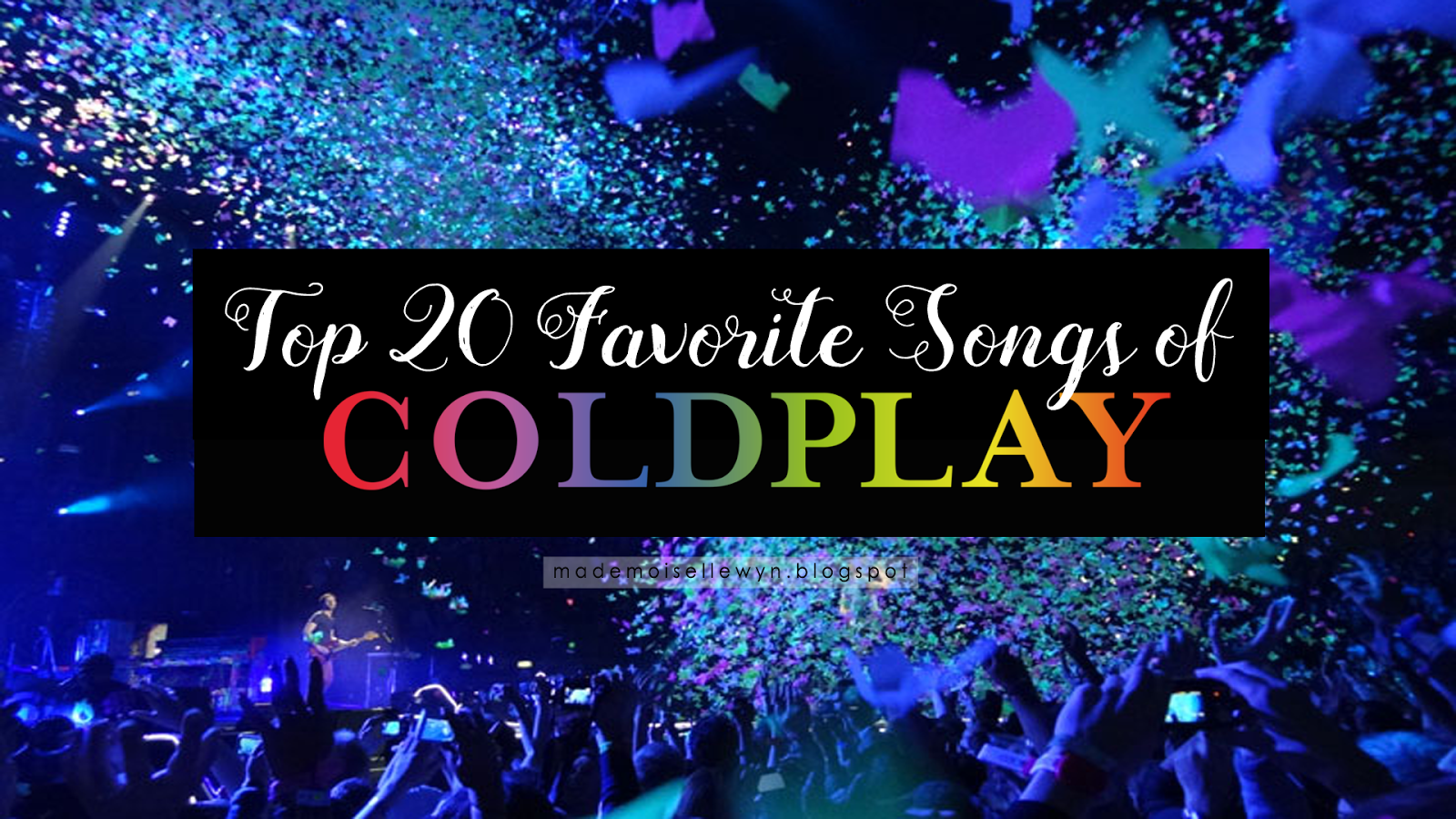 Top 20 Favorite Songs Of Coldplay Stringed Pages