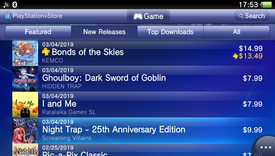 Every PSone CLASSICS game on the PlayStation Store (EU) 