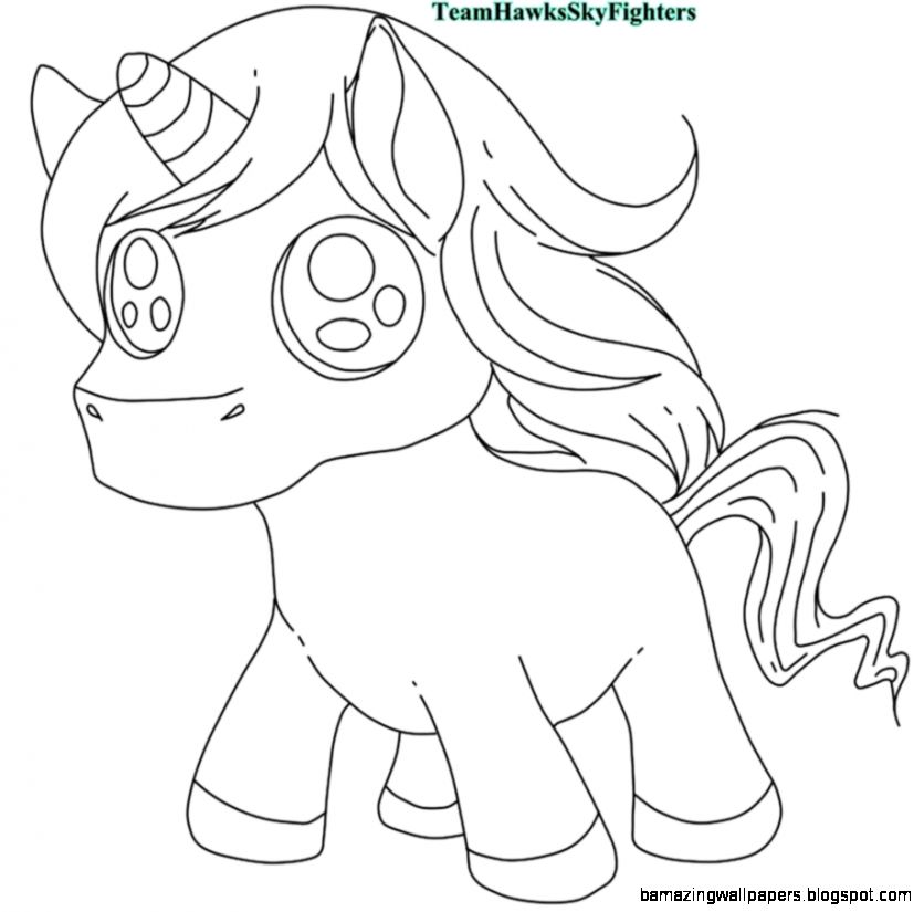 Unicorn Cute Robot  SomeBody  Free Coloring Pages