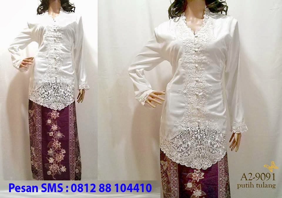 Kebaya Ibu Pengantin Berhijab Lengan Panjang Berlapis Songket