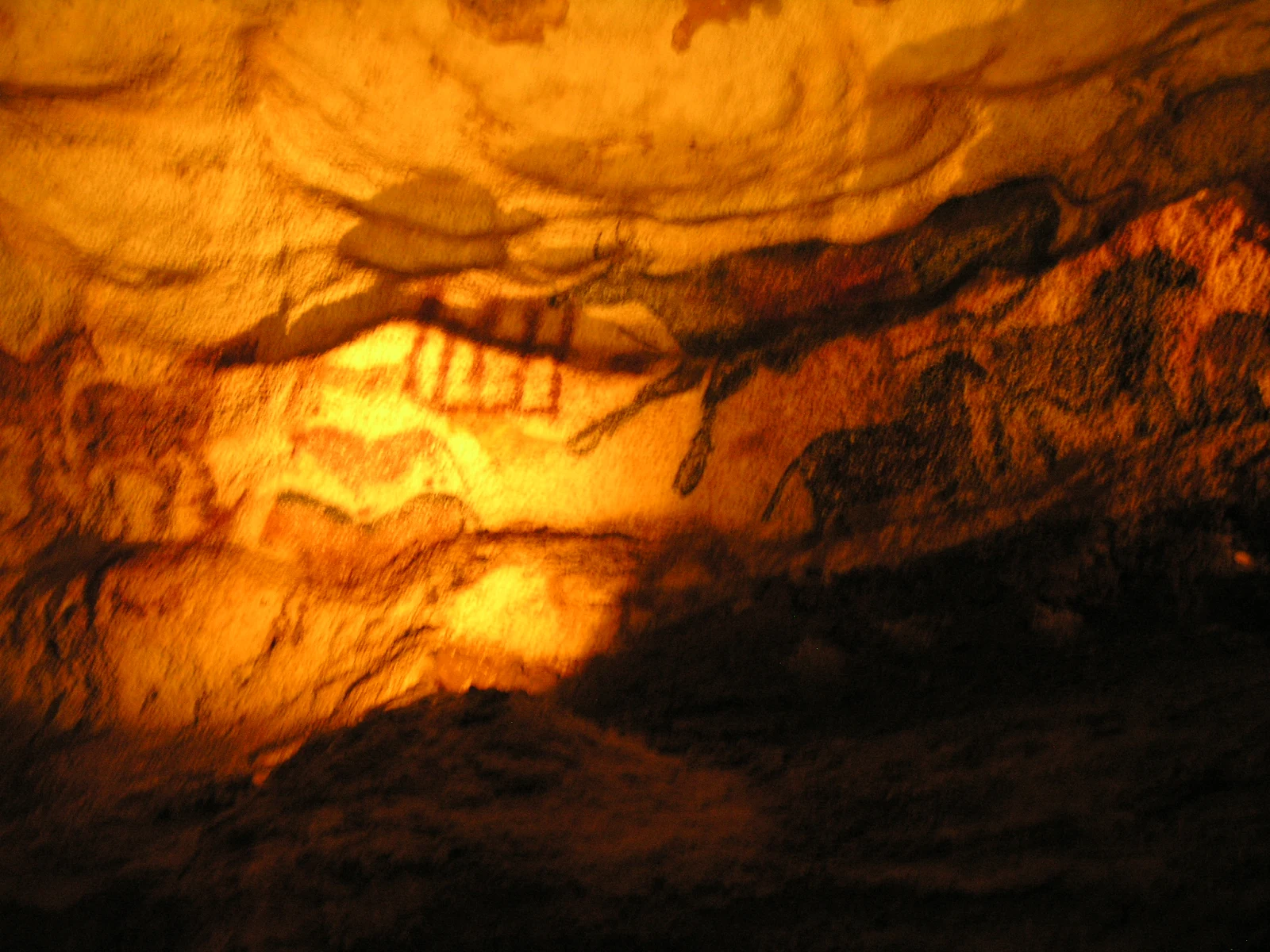 ラスコー洞窟の馬の壁画