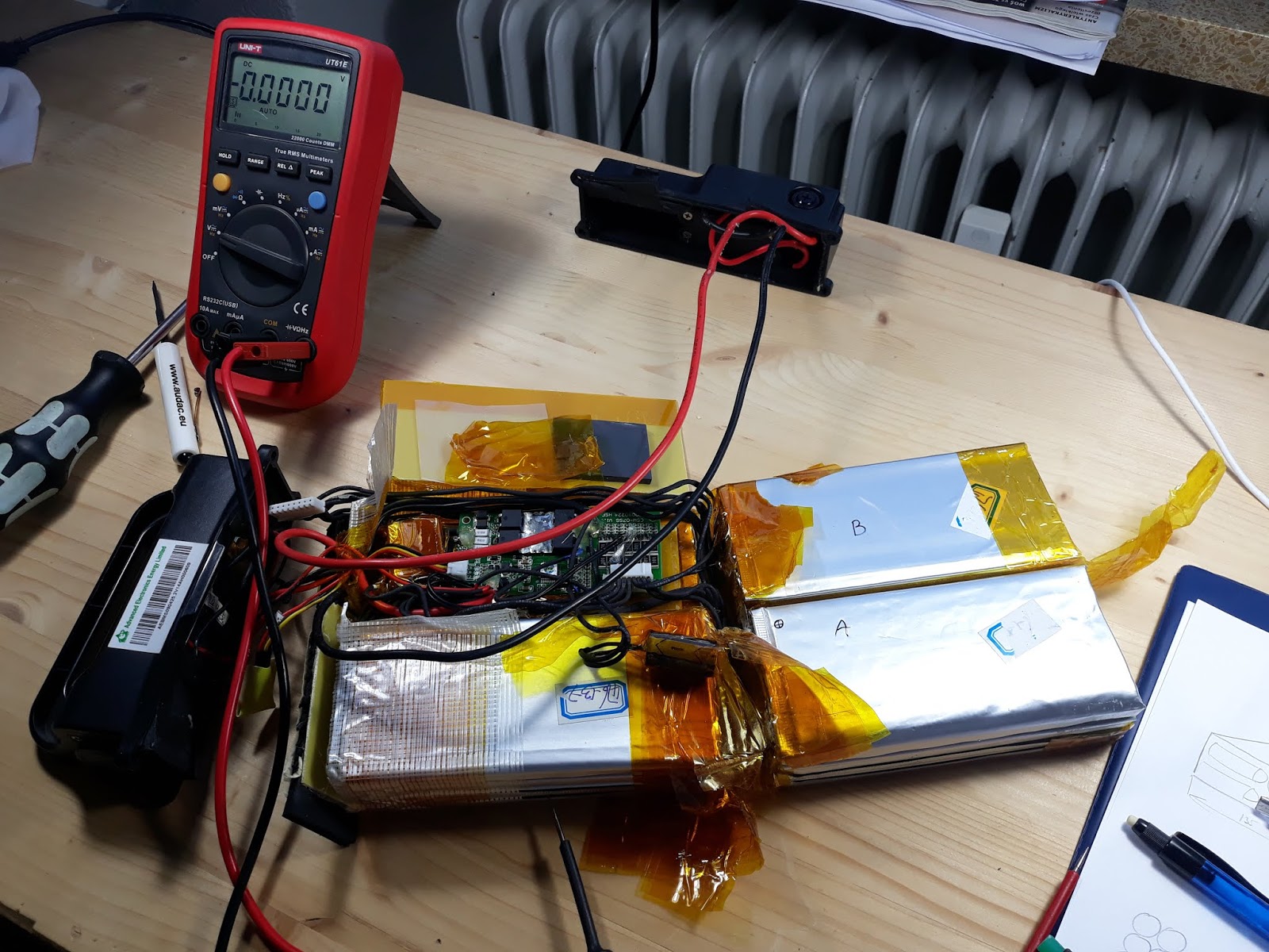 electronics engineering notes Fixing Ebike battery, resetting OZ890