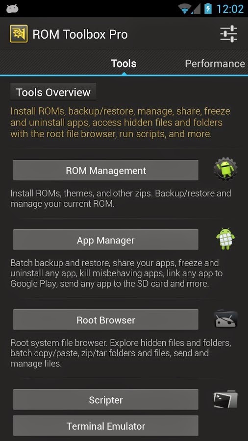 ROM Toolbox Pro v6.0.1 Apk Download Free RCLOCAL