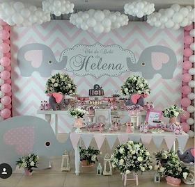 Featured image of post Decoracion Para Baby Shower Ni a Gris Y Rosa