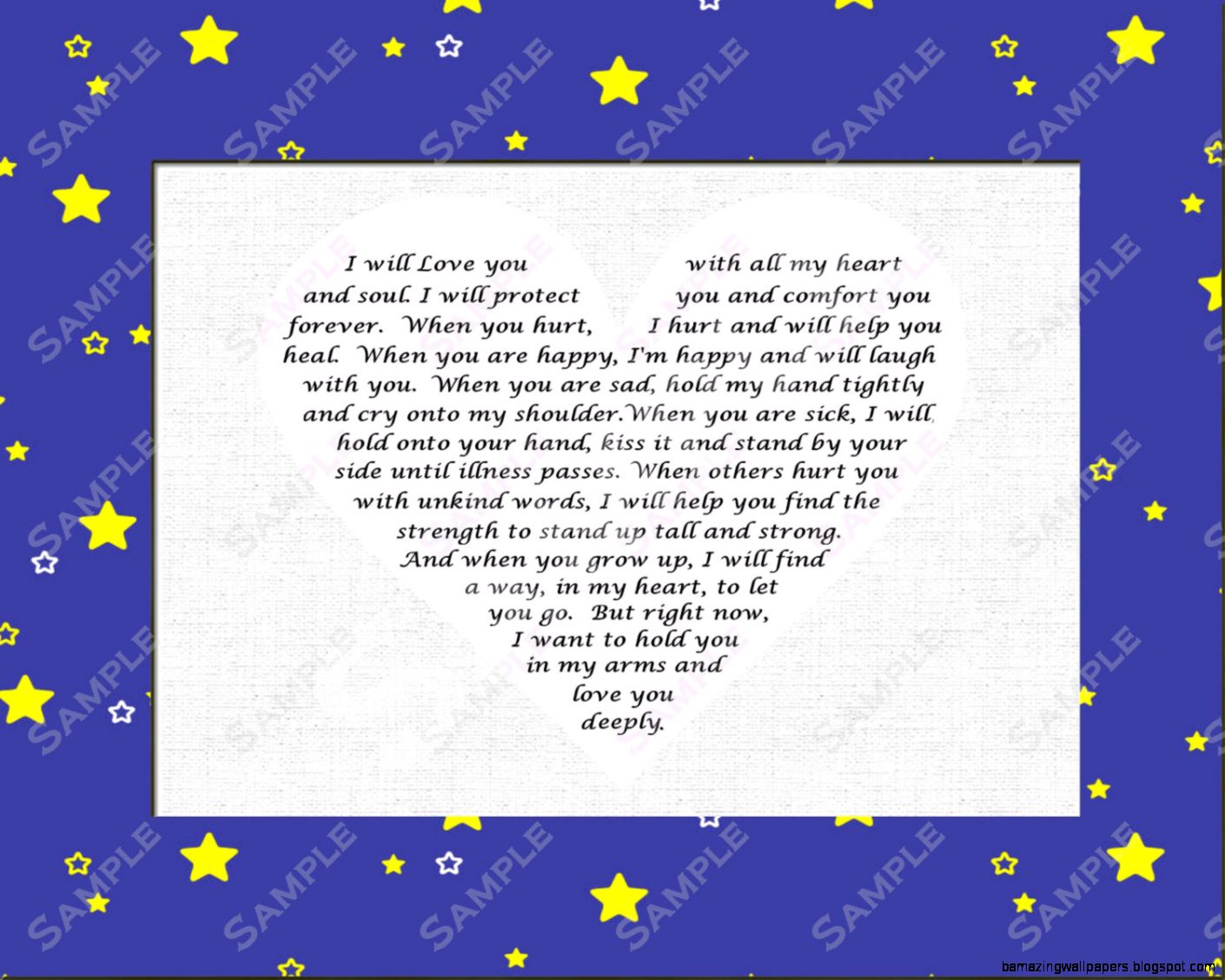 I Love You Baby Girl Poems