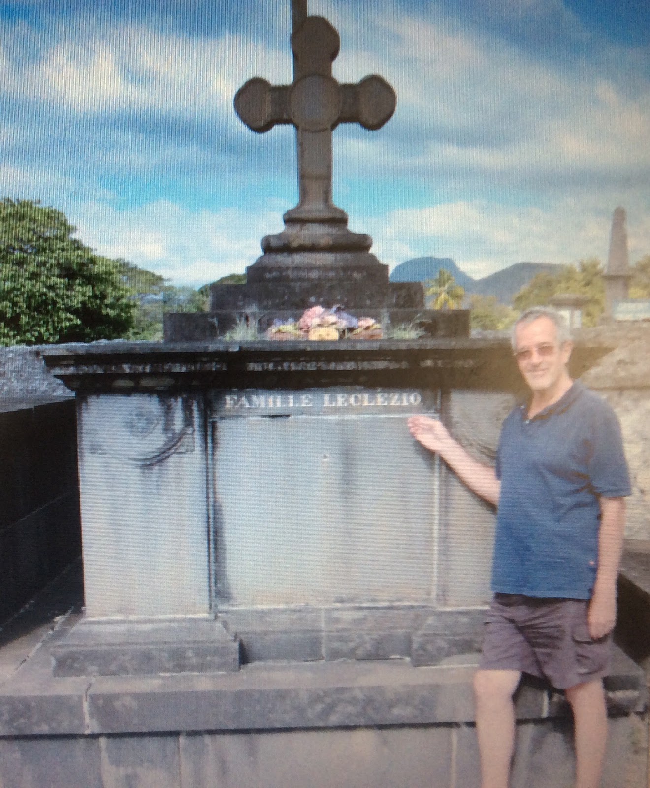 Leclézio Cimetière Saint Pierre Mauritius