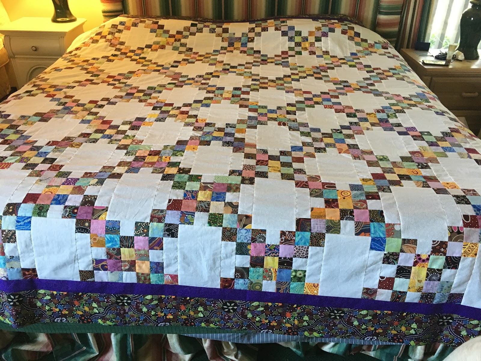 Susan's Quilt Creations Double Irish ChainLeader Ender Quilt