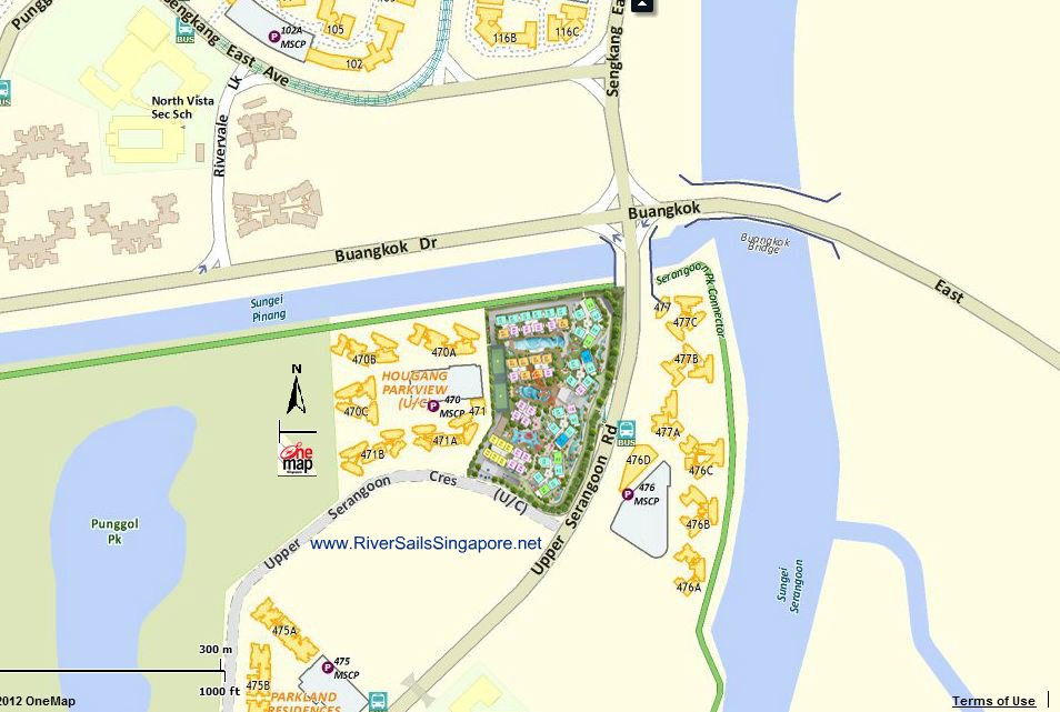 River Sails Condo Singapore -Riversails By AllGreen Properties: Location