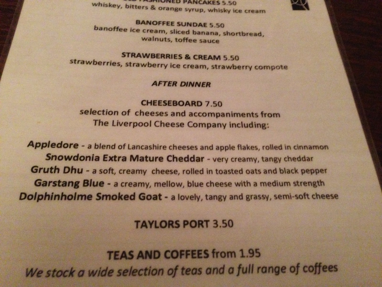 Cheese and Biscuits The Clove Hitch, Liverpool