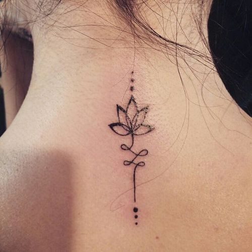 230+ Cute Back Of Neck Tattoos For Girls (2020) With Meaning Tattoo Ideas 2020 Part 3