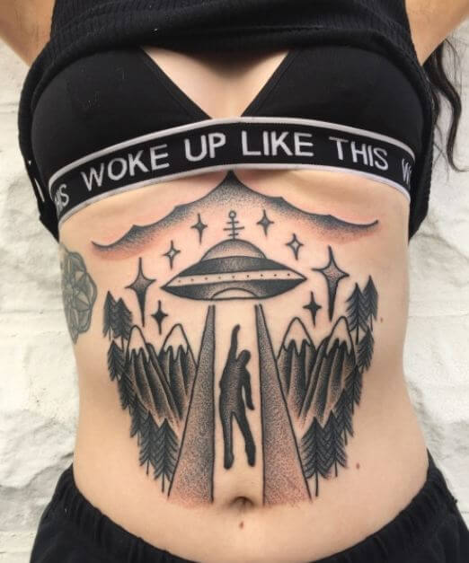 50 Cute Stomach Tattoos for Women (2018) | TattoosBoyGirl