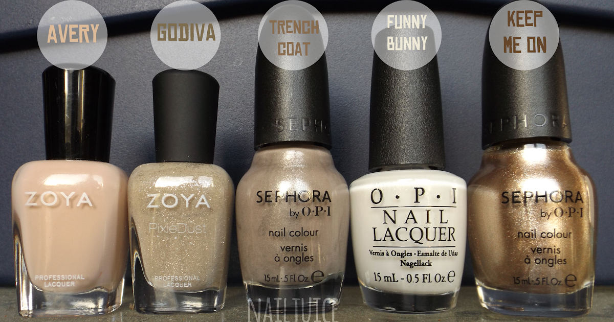Nail Juice: Nail Mail! Pt. 2: Golds & Neutrals