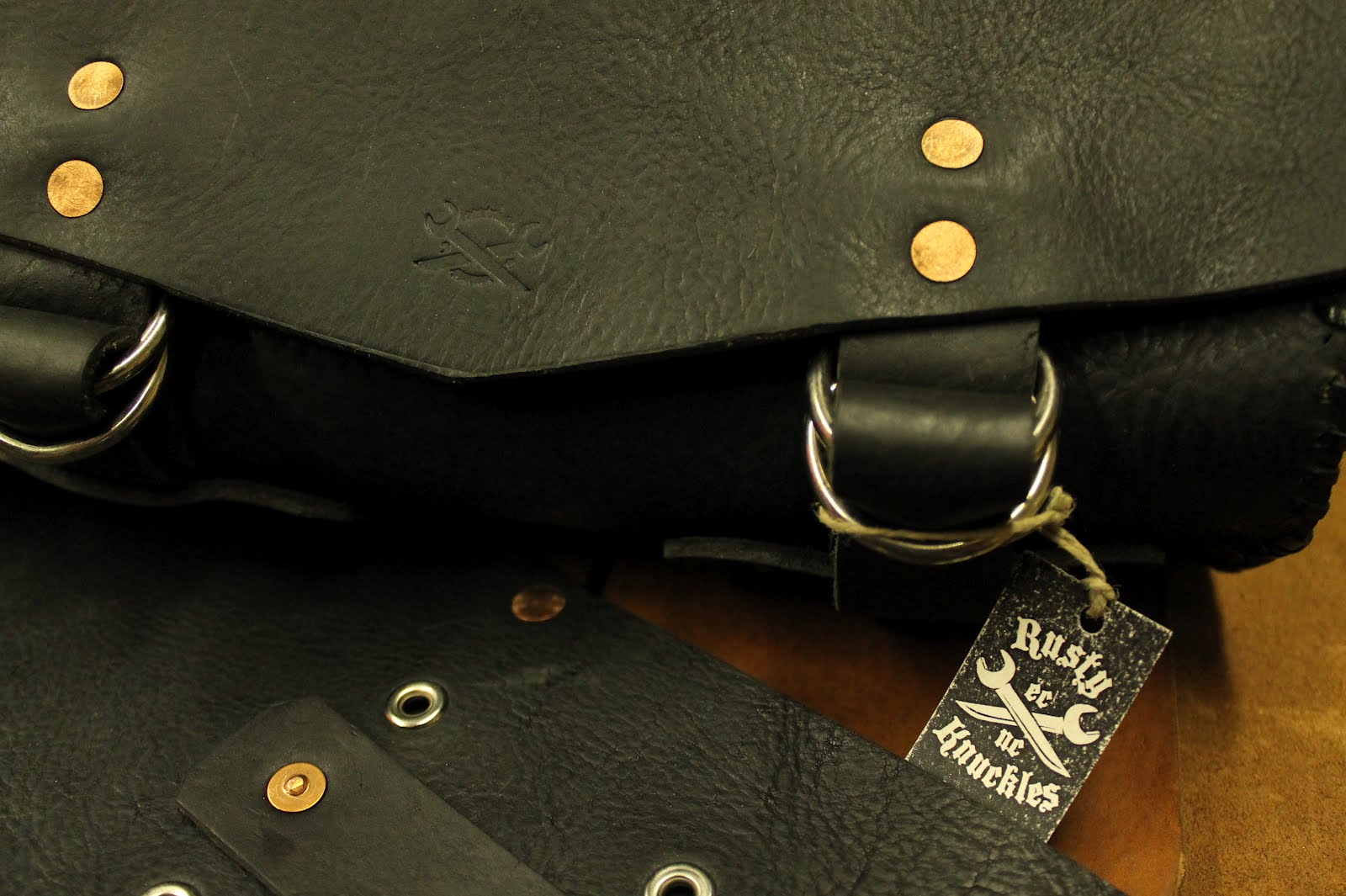 Rusty Knuckles Leather Tool Bags In Detail Rusty Knuckles Motors and Music for True Grit