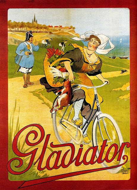 AlfonsoyAmigos - Carteles Vintage Bicicleta
