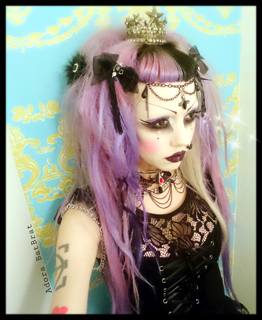 Adora BatBrat: Today's Goth look - Purple Princess II