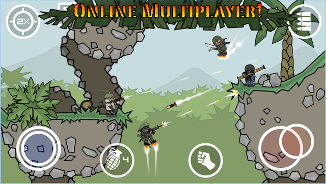 mini militia online play multiplayer game