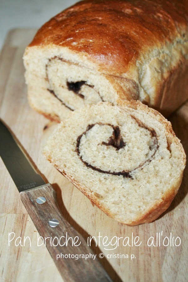 La zucca capricciosa Pan brioche integrale all'olio senza uova