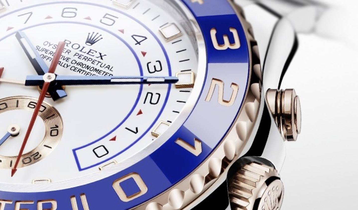 how to set time on rolex yacht master ii